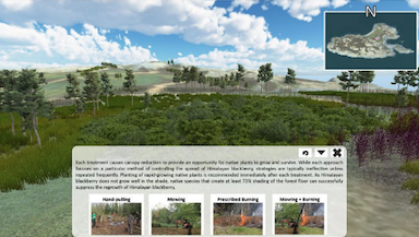 Mitlenatch Island visualization