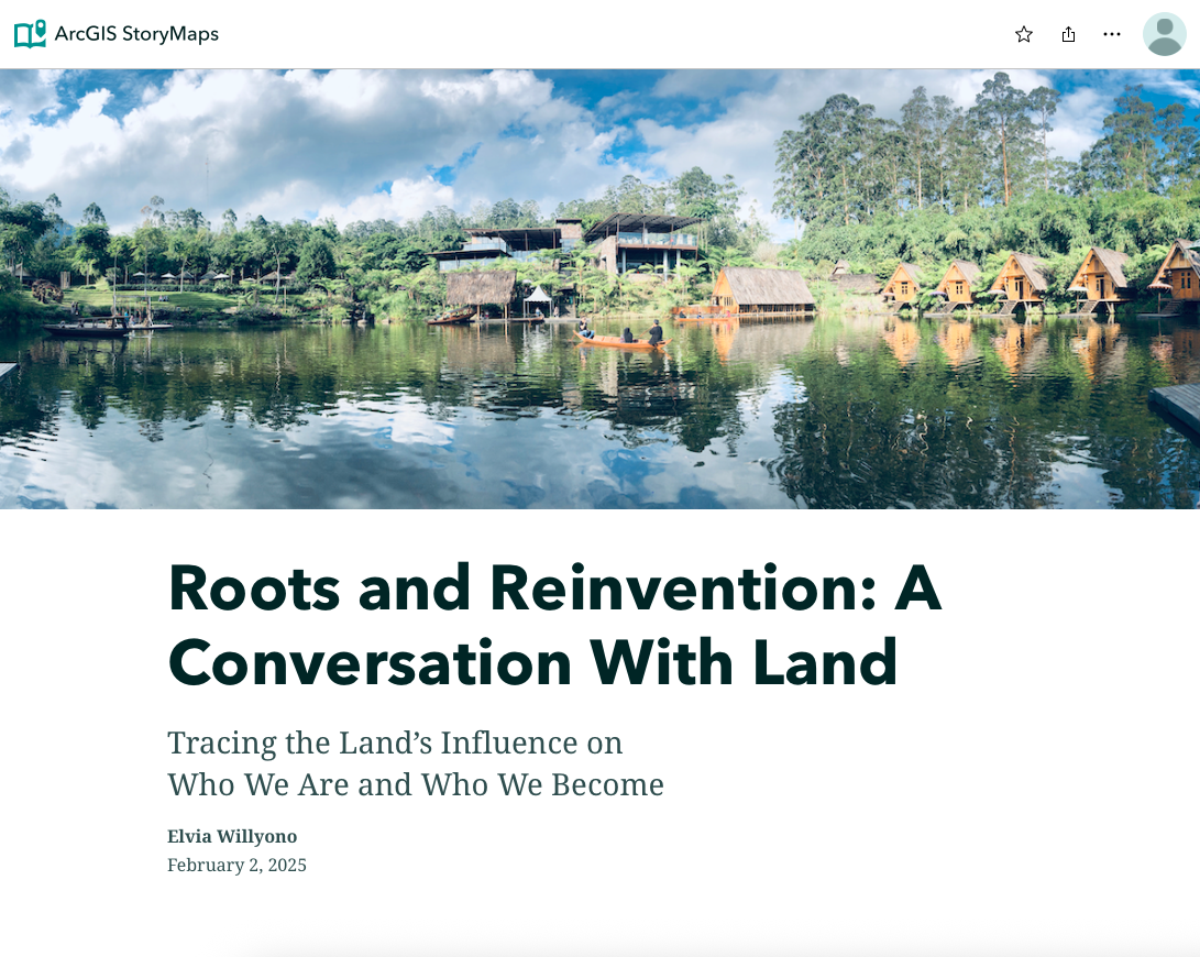 ArcGIS StoryMap project